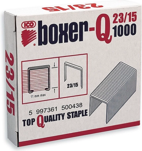 Zszywki 23/15 ocynkowane, 1000 szt.