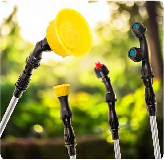 Cztery wymienne dysze do każdego zadania