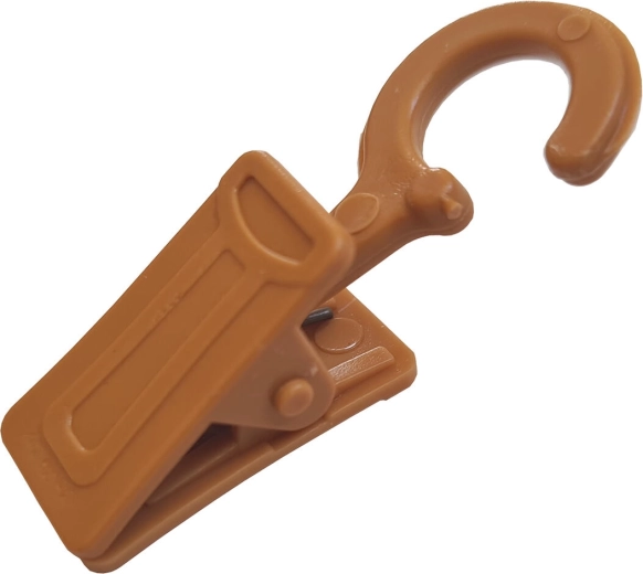 Żabka do zasłon plastikowa czereśnia, 10 szt.