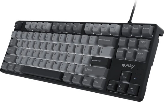 Stabilna konstrukcja non-floating i białe podświetlenie