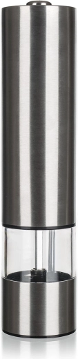 Elektryczny młynek do przypraw CULINARIA Tube 22,5 cm ze stali nierdzewnej i akrylu