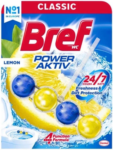 Bref Power Aktiv zawieszka WC Lemon 50 g