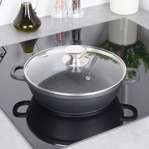 Szklana pokrywka z zaworem dla perfekcyjnej kontroli