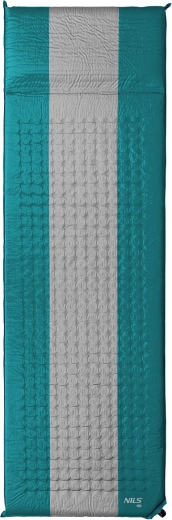 Samopompująca mata NILS Camp z poduszką, zielona
