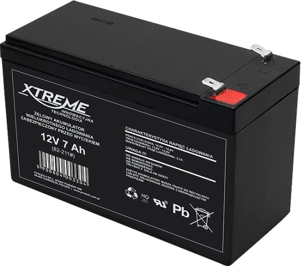 Akumulator żelowy 12 V 7 Ah XTREME