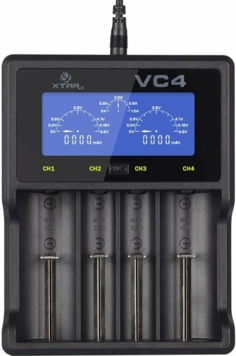 XTAR VC4 czterokanałowa inteligentna ładowarka USB