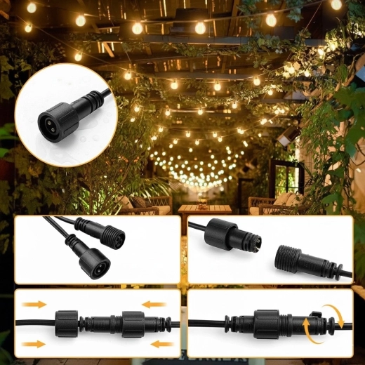 Łączone złącza i odporność IP44