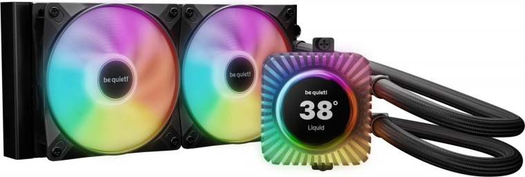 be quiet! Light Loop IO LCD 240 mm czarne chłodzenie wodne procesora