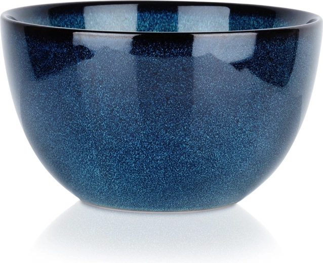 Ceramiczna miska 14 cm, 700 ml – niebieska glazura