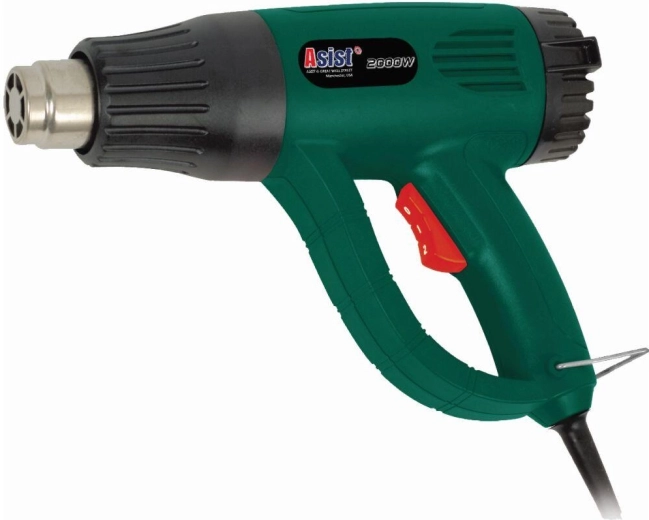 Pistolet gorącego powietrza 2000 W z akcesoriami ASIST