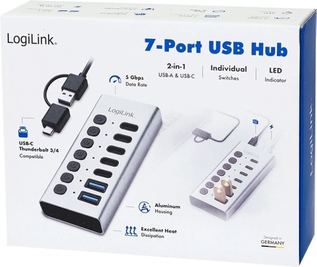 Uniwersalne podłączenie: USB‑A i USB‑C w jednym