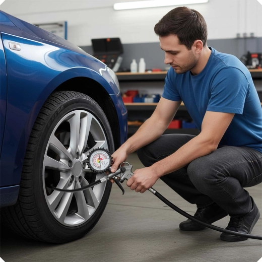 Precyzyjne pompowanie z manometrem