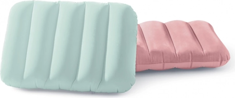 Nadmuchiwana poduszka z gumotekstylu 43 × 28 × 9 cm, podróżna i outdoorowa