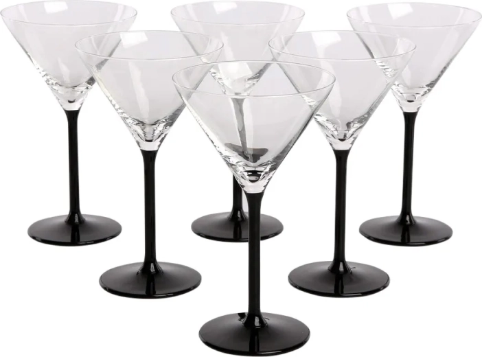Onyx zestaw 6 kieliszków do martini 260 ml