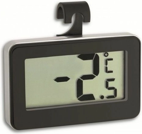 Cyfrowy termometr do lodówki TFA, czarny