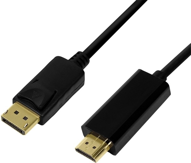 Kabel LogiLink DisplayPort 1.2 na HDMI 1.4, 2 m, czarny