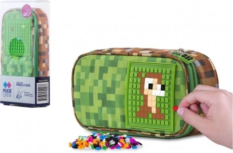 Studencki owalny piórnik Pixie Crew Minecraft bez wyposażenia