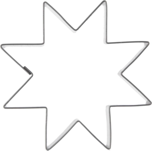 Wykrawacz Orion gwiazda ze stali nierdzewnej 6 cm