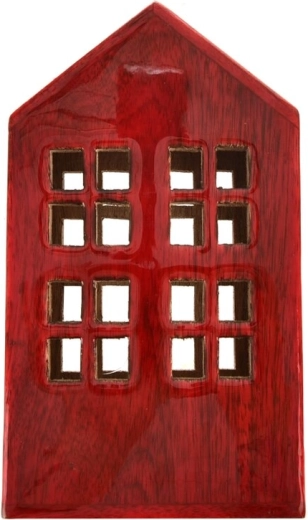 Domek Mango Red z drewna mango, czerwony