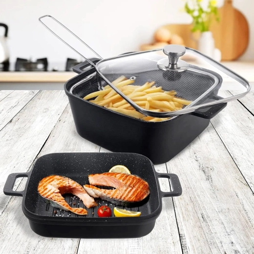 Wszechstronne zastosowanie: frytowanie, grillowanie i zapiekanie