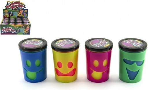 Slime w kubeczku z buźką TEDDIES – zabawny pierdzący slime (mix kolorów)