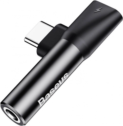 Adapter audio USB‑C na jack 3,5 mm BASEUS (czarny)