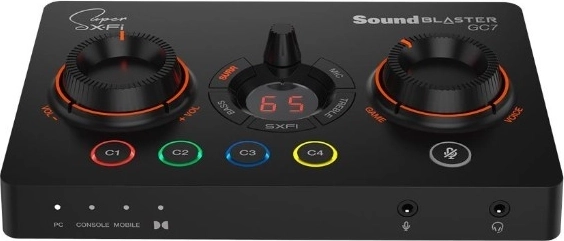 Zewnętrzna karta dźwiękowa CREATIVE Sound Blaster GC7 do streamingu i grania