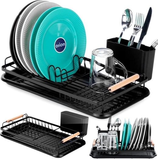 Elastyczny pojemnik na sztućce z dwiema komorami