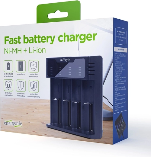 Szerokie wsparcie dla Ni‑MH i Li‑ion