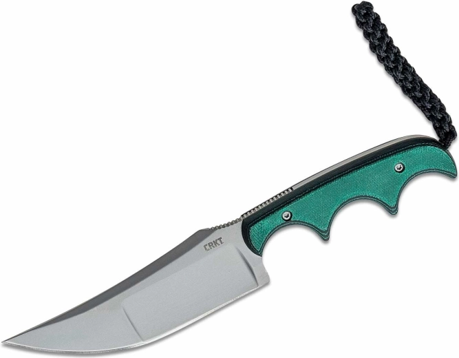 CRKT Minimalist Katana nóż na szyję 9 cm zielono-czarny