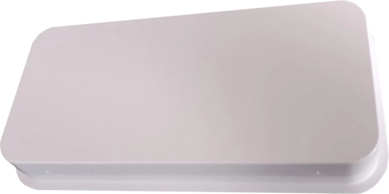 Płaska zatyczka 110 × 55 mm z plastiku do rur