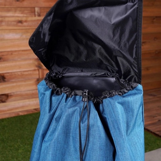 Przestronna torba ze ściągaczem i klapą