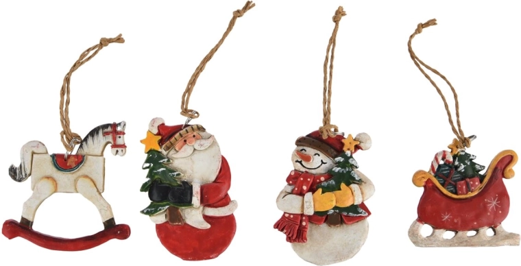 Ceramiczna ozdoba na choinkę – 4 warianty