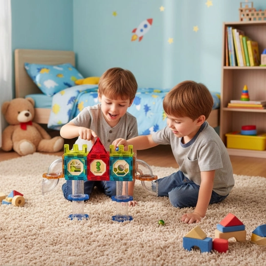 Kreatywna zabawa dla małych konstruktorów