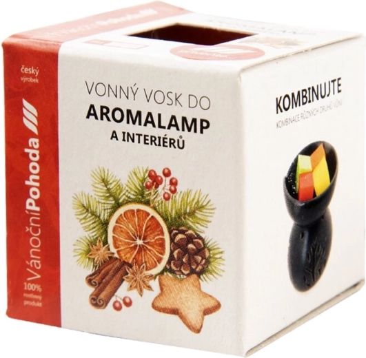 Wosk zapachowy do kominka aromatycznego Świąteczna harmonia – kostki 8 szt.