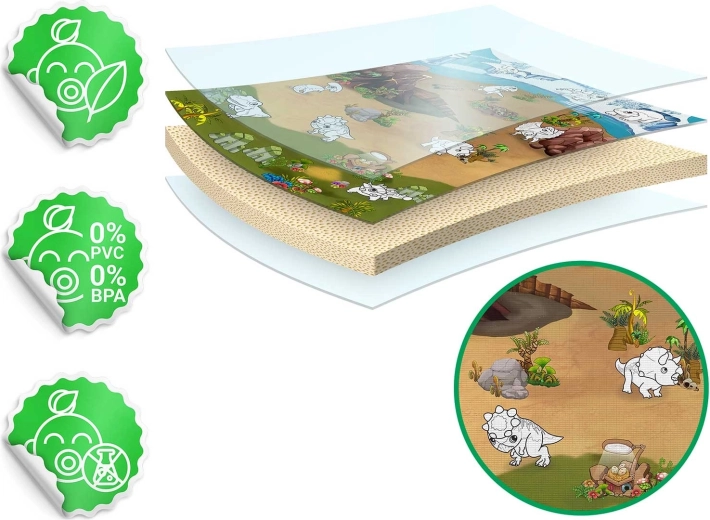 Miękka i bezpieczna pianka EVA z termoizolacją