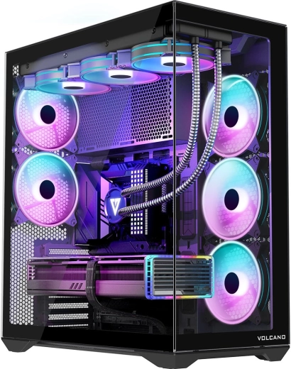 Miejsce dla E‑ATX i chłodzenia wodnego do 420 mm