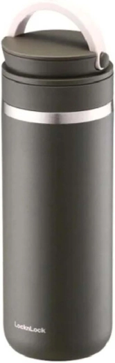 Nierdzewna termoska z uchwytem LocknLock Metro Two-Away 475 ml khaki