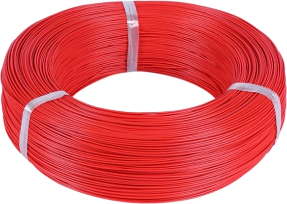 MSP silikonowy przewód zasilający 28 AWG (0,08 mm2) 1 m czerwony - 1 szt.