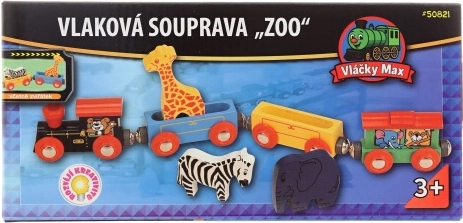 Vláčky Max zestaw kolejowy Zoo