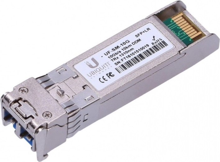 Transceiver SFP 10G, single‑mode, 2 szt. – Ubiquiti UACC‑OM‑SM‑10G‑D‑2