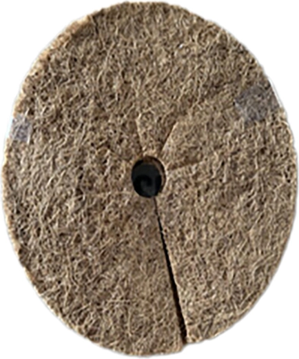 Kokosowa osłona roślin, średnica 25 cm, wysokość 1 cm (3 szt.)