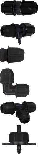 Kompletny zestaw złączek i kroplowników