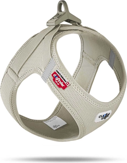 Szelki dla psa Curli Air-Mesh z klamrą, jasnobeżowe, rozmiar L (8–13 kg)