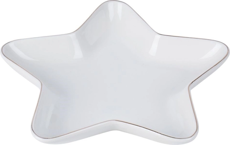 Stylowy gwiezdny kształt do świątecznego nakrycia stołu