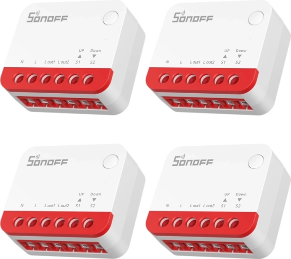 Inteligentny przełącznik rolet Zigbee SONOFF Mini-ZBRBS (zestaw 4 szt.)