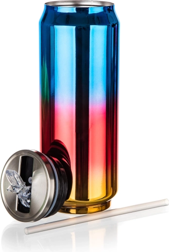 Wygodne picie ze słomką i pokrywką