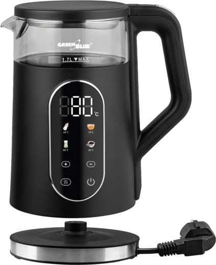 Szybkie grzanie 2200 W i duża pojemność 1,7 l