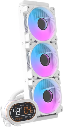 Podświetlenie ARGB i czysty biały design