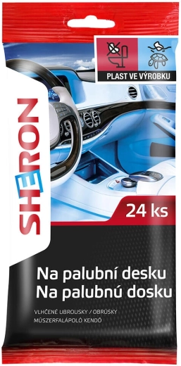 Chusteczki do deski rozdzielczej SHERON 24 szt.